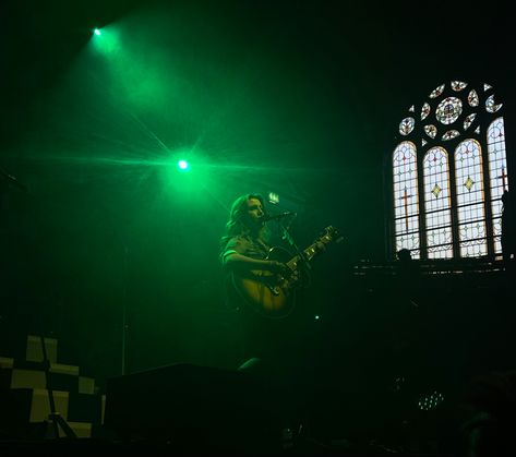 Green Stage Lighting, Julia Method, Declan Mckenna, Green Lights, Stage Lighting, Neon Green, Live Music, Charlie Brown, Light Green