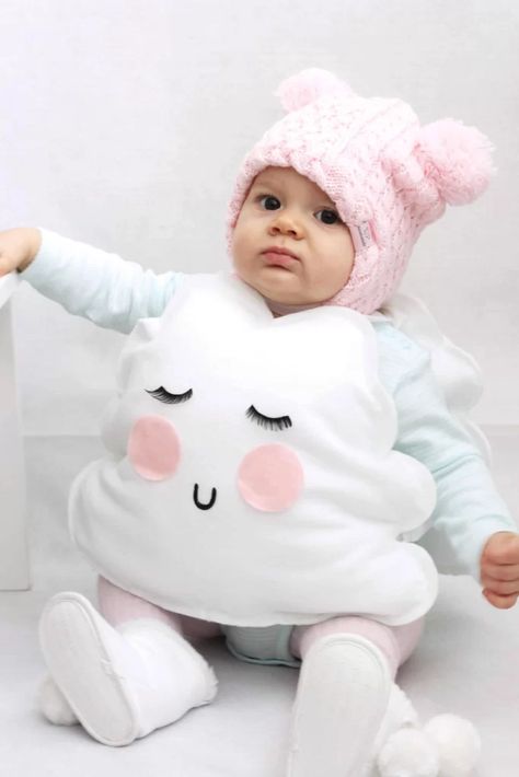 Holiday Cheermeister, Baby Halloween Costume Ideas, Diy Baby Halloween Costumes, Baby Pumpkin Costume, Diy Baby Costumes, Lamb Costume, Baby Halloween Costume, Owl Costume, Cow Costume