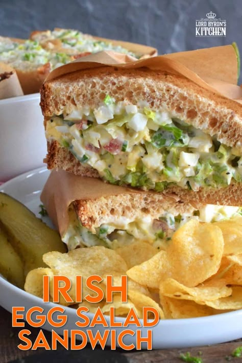 Egg Salad Recipes, Egg Salad Recipe Easy, Egg Salad Sandwich, Best Sandwich Recipes, Egg Salad Sandwiches, Sandwich Fillings, Egg Salad Recipe, Irish Food, Egg Sandwiches