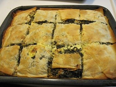 Zelnik...great step by step recipe Spinach And Feta Pie, Fresh Spinach Recipes, Feta Pie, Spanakopita Recipe, Greek Spinach, Athens Food, Greek Spinach Pie, Greek Appetizers, Macedonian Food