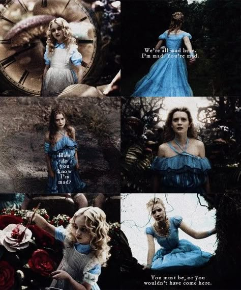 Quotes Alice In Wonderland, Alice In Wonderland 2010, Wonderland Aesthetic, Alice In The Wonderland, Alice In Wonderland Aesthetic, Alice And Wonderland Quotes, Tim Burton Films, Alice Madness Returns, Alice And Wonderland