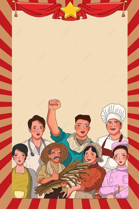 Labor Day Retro May Day Labor Day Border Poster Background Happy Labour Day Poster Design, May 1 Labor Day Poster Tamil, Poster On Labour Day, Labour's Day Poster, Labor Day Poster, Us Labour Day, Circus Background, Labor Day, Retro Background