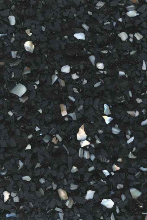 Black And White Terrazzo Bathroom, Black Terrazzo Bathroom, Black Terrazo Floor, Black And White Terrazzo Floor, Glass Terrazzo, Shell Terrazzo, Dark Terrazzo, Black And White Terrazzo, Black Terrazzo Texture