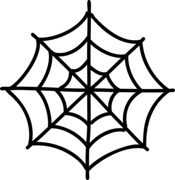 Halloween Spider Drawing Easy, Spider Web Clip Art, How To Draw Webs, Drawing A Spider Web, How To Draw A Web, Spiderweb Drawing Simple, Scary Hands Drawing, Spiderman Web Drawing, Spiderweb Outline