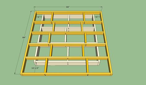 Japanese Bed Frame, Floating Bed Diy, Bed Frame Diy, Diy Bed Frame Easy, Platform Bed Plans, Headboard Plan, Bed Frame Plans, Japanese Bed, King Size Platform Bed