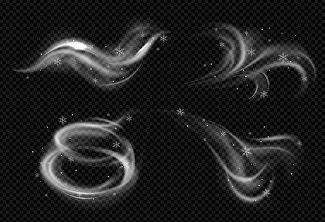 Free vector realistic wind swirls snow s... | Free Vector #Freepik #freevector #wind-effect #wind #vapor #twist Wind Power Drawing, Wind Blowing Aesthetic, Wind Magic Art, How To Draw Wind, Wind Artwork, Wind Swirls, Wind Magic, Wind Effect, Wind Illustration