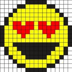 pixel art smiley coeur : +31 Idées et designs pour vous inspirer en images Image Pixel Art, Modele Pixel Art, Korat, Pony Bead Patterns, Pixel Crochet, Kandi Patterns, Pola Kristik, Minecraft Pixel Art, Melting Beads