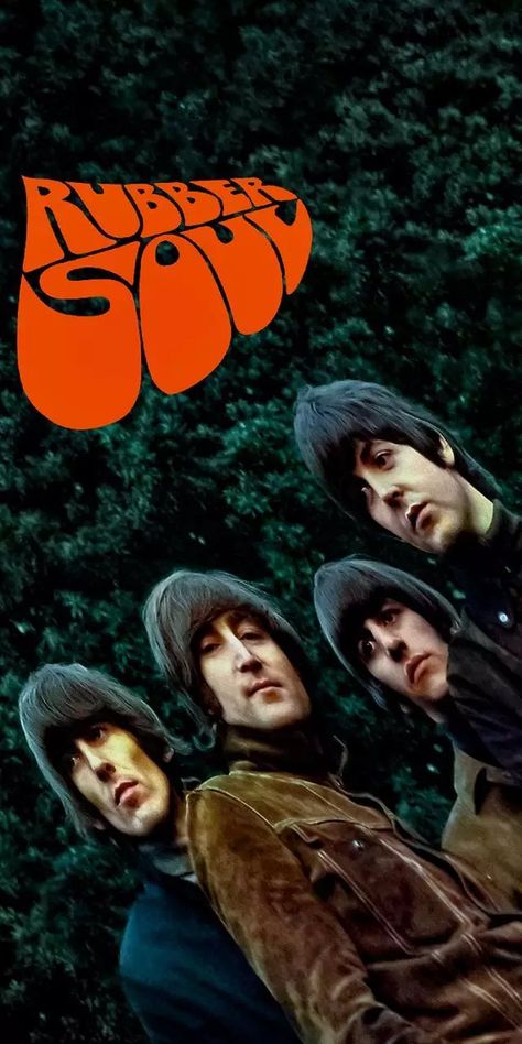 Beatles Wallpaper Iphone, Soul Wallpaper, Album Cover Wallpaper, Rubber Soul Beatles, Beatles Wallpaper, Beatles Poster, Beatles Albums, Rubber Soul, Beatles Photos