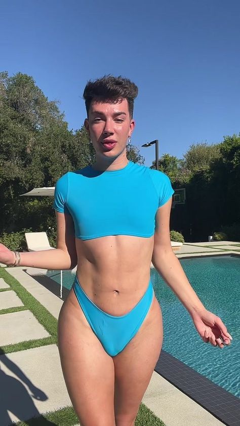 Femboy Outfits Ideas Male, Androgynous Boy, Swimsuit Inspiration, Chill Out Music, Guys Fashion, Daily Workout Plan, Memes Random, Cute Lingerie, James Charles