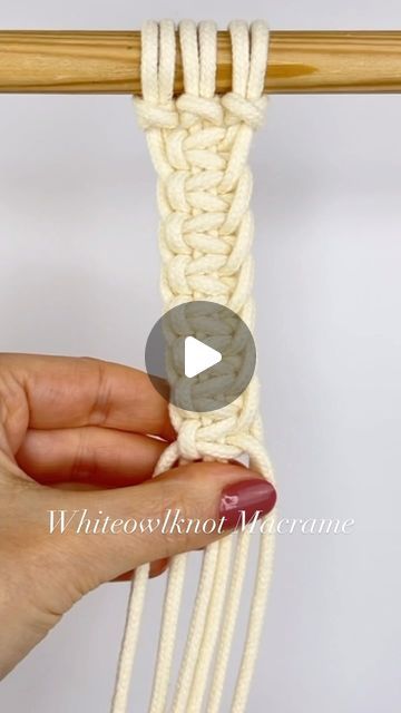 MACRAME PATTERNS/TUTORIALS on Instagram: "#fishbone #macramepattern #whiteowlknot" Knot Pattern, White Owl, Macrame Patterns Tutorials, Macrame Knots, 31 Days, Fish Bone, Macrame Patterns, My Youtube Channel, Youtube Channel