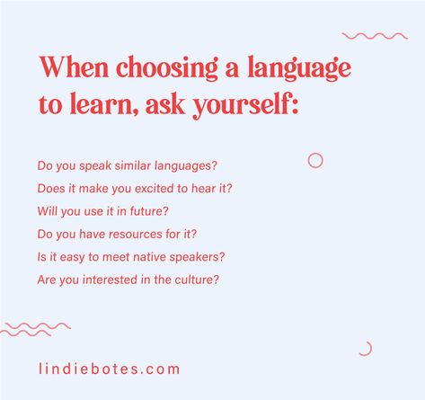 How to choose a language to learn – Lindie Botes – Polyglot YouTuber Polyglot Quotes, Polyglot Tips, Foreign Language Quotes, Linguistics Study, Language To Learn, Philosophy Major, Language Tips, High School Writing, Learning A New Language