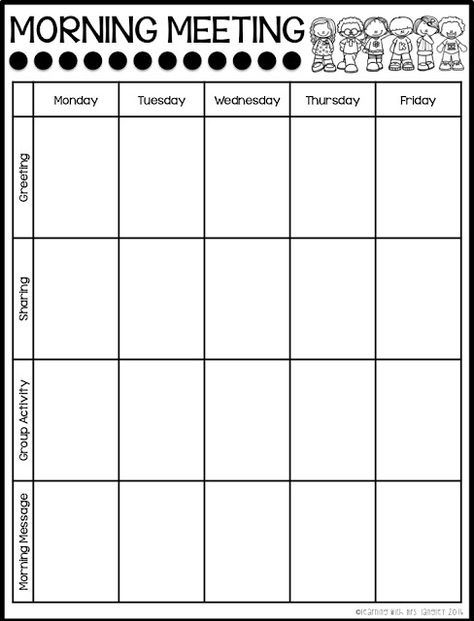 https://drive.google.com/file/d/0Bwy_8L1vfUHTYzB2ZmxLZXA2bW8/view?usp=sharing Morning Meeting Schedule, Closing Circle, Meeting Template, Morning Meeting Activities, Meeting Activities, Meeting Planning, Class Meetings, Responsive Classroom, Morning Activities