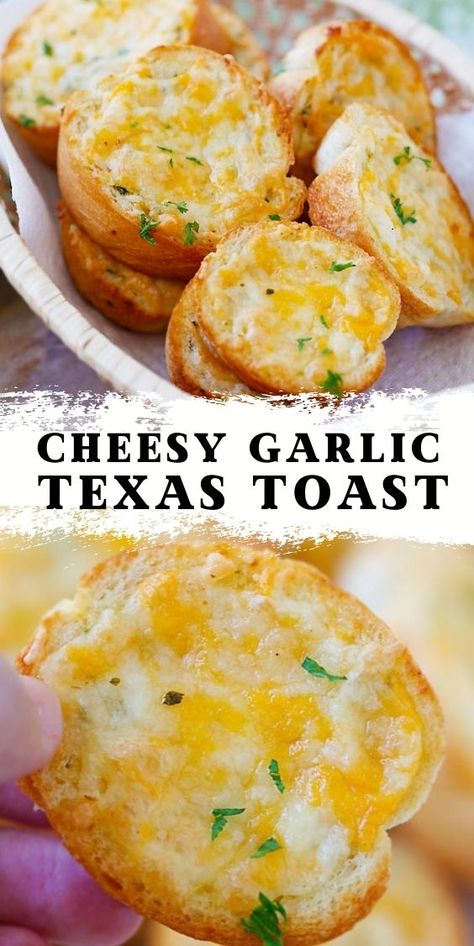 Texas Toast With Cheese, Diy Texas Toast, Cheesy Texas Toast, Texas Toast Recipe Ideas, Texas Food Recipes, Garlic Texas Toast, Bread Sides, Toast Garlic Bread, Garlic Breads