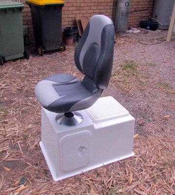 Made 2 seat bases with live bait tanks for the boat | MIG Welding Forum Bass Boat Ideas, Diy Boat Seats, Jon Boat Modifications, Fishing Boat Accessories, Boat Console, Bait Tank, Boat Restoration, Center Console Boats, Build Your Own Boat