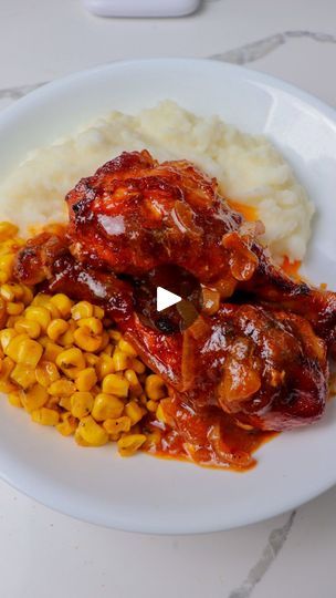 134K views · 19K reactions | Budget Friendly Meal: Oven Roasted BBQ Chicken #MealsByAldenB #budget #bbqlovers | Alden Boudy Bbq Chicken Dinner, Oven Roasted Bbq Chicken, Chicken Barbeque, Turkey In Oven, Caribbean Rice, Best Chicken Dishes, Barbeque Chicken, Great Chicken Recipes, Deep Pan