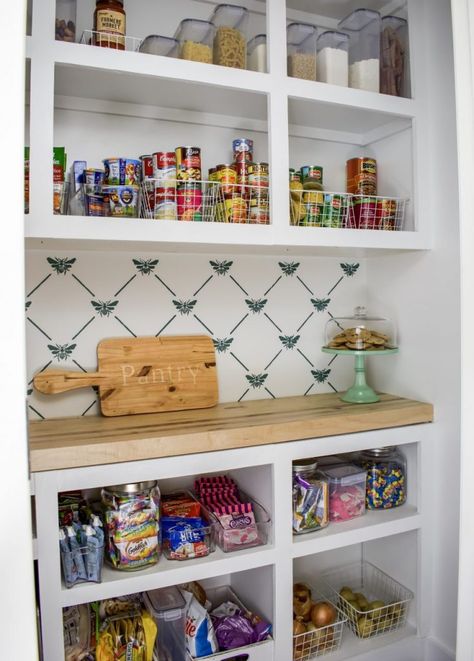 DIY Budget Savvy Pantry Renovation: Small Pantry Makeover Diy Pantry Cabinet, Pantry Storage Ideas, Pantry Renovation, Small Pantry Organization, Easy Home Improvement Projects, Easy Home Improvement, Pantry Remodel, Pantry Makeover, Diy Budget