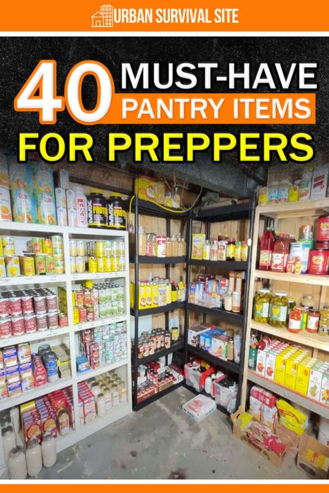 Winter Prepper List, Pantry Stock Up List, Basic Prepping Supplies, Emergency Stockpile, Prep Pantry, Survival Pantry, Stocking Pantry, Emergency Food Storage Supply List, Food Supply Emergency