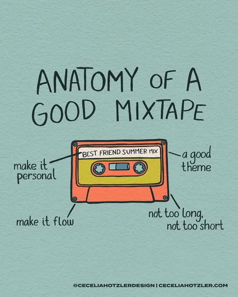 Anatomy of a good mixtape. 🎵 What else would you add to create a perfect mixtape? . . . #digitalart #digitalillustration #digitaldrawing #ipaddrawing #ipadillustration #ipadart #drawing #illustration #art #illo #illust #illustragram #illustagram #illustration_daily #dailyart #dailydrawing #dailyillustration Mixtape Illustration, Ipad Drawings, Ipad Art, Daily Drawing, Daily Art, Mixtape, Instagram Accounts, Anatomy, Coffee Lover