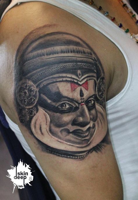 kathakali dancer Kathakali Tattoo, Swan Drawing, Canadian Tattoo, Design Tattoos, Tattoo Inspo, Cool Tattoos, Portrait Tattoo, Tattoo Ideas, Tattoo Designs