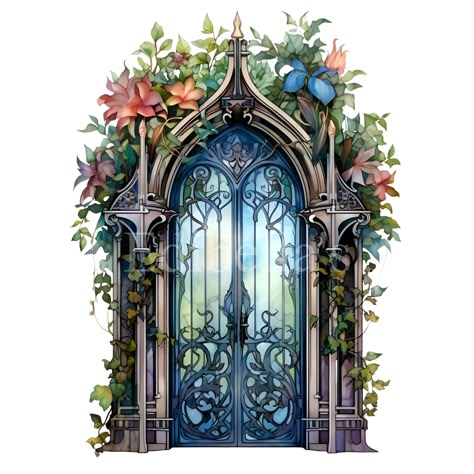 Fantasy Door, Gothic Door, Door Sets, Create Invitations, Fantasy Inspiration, Dark Beauty, Book Cover Design, Book Design, Digital Image