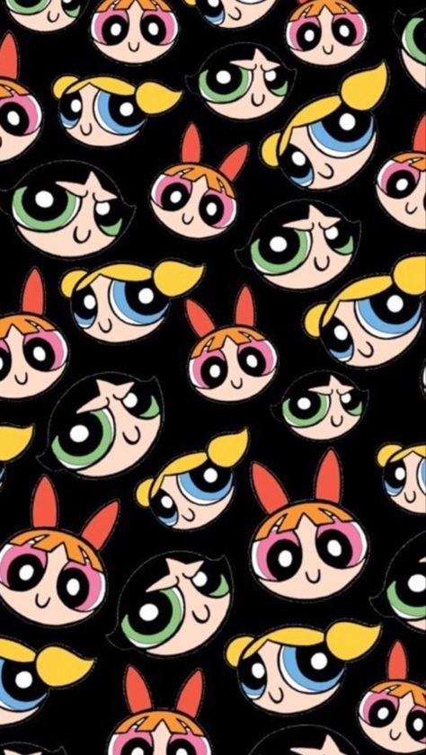 Powerpuff Girls Aesthetic Black, Power Puff Girls Wallpaper, Power Puff Girl, Cartoon Network Powerpuff Girls, Powerpuff Girls Wallpaper, 2024 Art, Girl Background, Powerpuff Girl, Power Puff