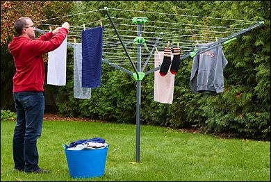 Clothes Drying Rack Ideas Outdoor, Outdoor Clothes Dryer, Lawn Tools, House Remodeling, Lee Valley Tools, Outdoor Clothes, Lee Valley, Clothes Drying, Clothes Dryer