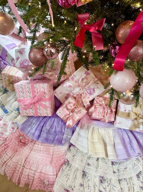 Love Shack Fancy Christmas, Loveshackfancy Christmas, Mini Tree Skirt, Winter Things, Mini Tree, Christmas Inspo, Winter Vibes, Sweet Christmas, Dreamy Dress