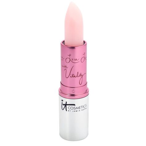 IT Cosmetics Vitality Lip Flush 4-in-1 Reviver Lipstick Stain Je Ne Sais Quoi | Beautylish Light Pink Lip Gloss, Green Lipstick, Lipstick Hacks, Color Changing Lipstick, Dior Addict Lip Glow, Dior Addict Lip, Lip Conditioner, Hydrating Lip Gloss, Natural Lip Colors