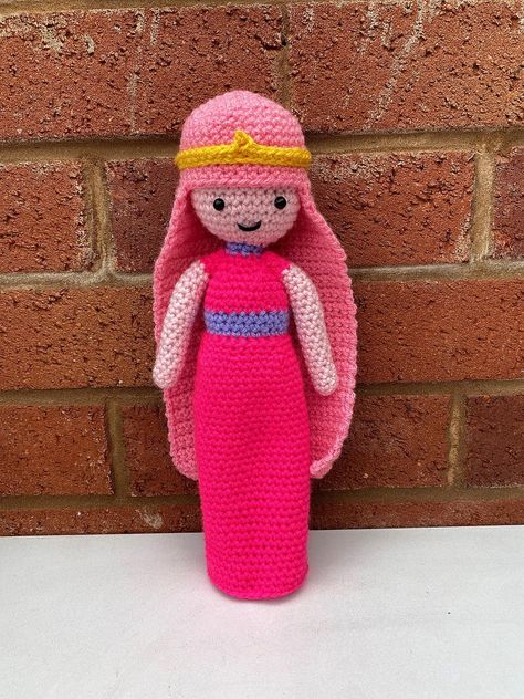 Adventure Times Princess Bubblegum Crochet pattern by Teenie Crochets Adventure Time Princesses, Knitted Stuff, Keychain Pattern, Crochet Keychain Pattern, Princess Bubblegum, Crochet Keychain, Woman Shoes, Knitting Women, Crochet Doll