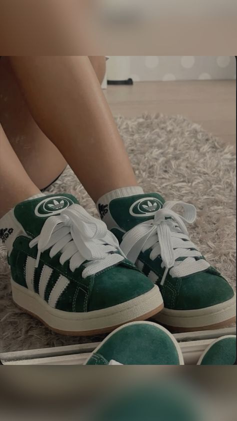 Trendy shoes, green, suade, addidas, chunky lace Chunky Adidas, Green Adidas Campus, Campus 00s Shoes, 00s Shoes, Campus Adidas, Adidas Campus 00s, Green Adidas, Shoes Green, Grand National