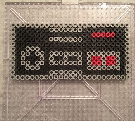 Hama Beads Pattern, Nintendo Perler, Perler Pattern, Nintendo Controller, Pearl Beads Pattern, Easy Perler Beads Ideas, Original Nintendo, 3d Perler Bead, Beads Pattern