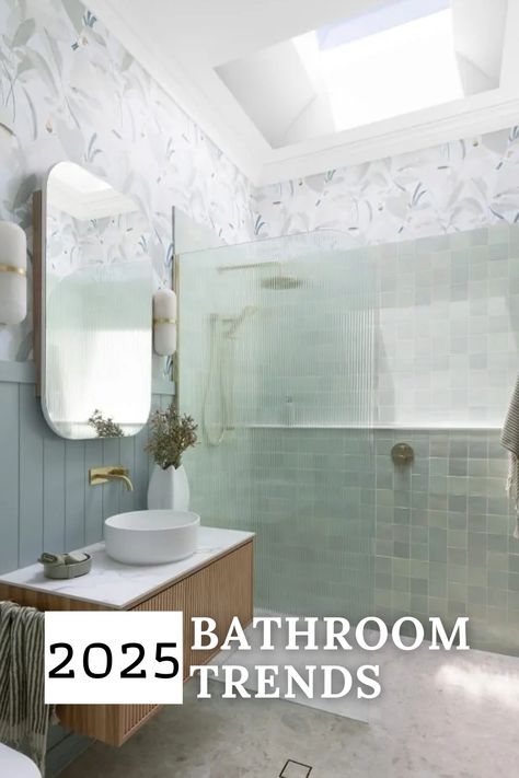 Explore the latest bathroom trends with this 2025 bathroom ideas photo gallery! From sleek modern designs to cozy spa-inspired spaces, these photos will inspire your next bathroom makeover. Discover fresh ideas for vanities, tiles, lighting, and decor that will transform your bathroom into a stylish, functional retreat. Whether you're updating an existing space or starting from scratch, these innovative ideas have something for every style and budget.  #BathroomDesigns #2025BathroomTrends #BathroomInspiration #ModernBathroom #HomeDecorTrends #BathroomMakeover #BathroomIdeas2025 #StylishBathrooms #InteriorDesign #BathroomGoals Master Bath 2025 Trends, Top Bathroom Trends 2025, Bathroom Ideas 2025 Design Trends, Bathroom 2025 Design Trends, 2025 Bathroom Ideas, Bathroom 2024 Design Trends, Bathroom Trends 2025, 2024 Bathroom Trends, 2025 Bathroom Trends