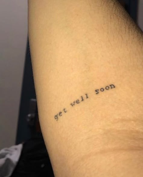 Just Keep Breathing Tattoo Ariana, Ariana Grande Tatoos, Tattoo Ideas Ariana Grande, Get Well Soon Ariana Grande Tattoo, Ariana Grande Themed Tattoos, Ariana Grande Song Tattoos, Get Well Soon Tattoo Ariana, Ariana Grande Tattoos Inspired Lyrics, Get Well Soon Tattoo