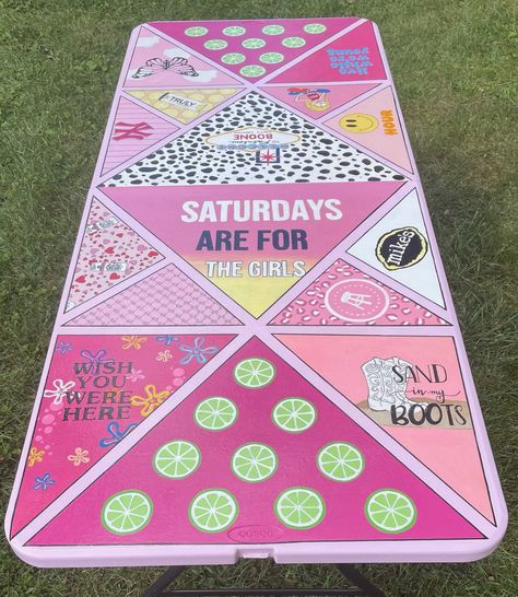 Beer Pong Table Diy, Diy Beer Pong, Diy Beer Pong Table, Custom Beer Pong Tables, Beer Pong Table Designs, Diy Party Games, Beer Table, Fun Drinking Games, Drinking Games For Parties