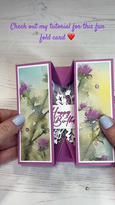 Handmade Flower Cards Ideas, Fancy Card Folds Ideas, Creative Expressions Cards, Unique Fold Cards, Fancy Fold Card Tutorials How To Make, Fun Fold Cards Templates, Card Tutorials Cardmaking, Fancy Fold Cards Templates, Fancy Fold Card Tutorials Templates