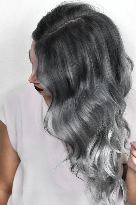 Check out this tutorial to learn how to get that perfect silver ombre hair at home with oVertone! It's a DIY ombre made easy. LOVE this hair color! Overtone Hair Color, Ombre Hair At Home, Ash Ombre, Hair Dye Tutorial, White Ombre Hair, Diy Ombre Hair, Silver Ombre Hair, Blonde Ombre Hair, Dyed Hair Ombre