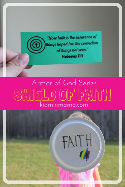 Armor Of God Shield, Shield Craft, Armor Of God Lesson, Kids Church Activities, Faith Crafts, Preschool Bible Lessons, The Armor Of God, Bible Teaching, Rainbow Activities