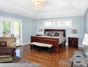 Inside view of a juliet balcony - we love how much natural light is let in! Master Suite Addition Plans, Window Above Bed, Addition Plans, Master Suite Addition, Bedroom Addition, Bedroom Traditional, Transom Windows, Bedroom Design Ideas, Home Addition