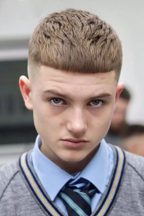 Edgar Haircut for Teen Boy ❤When it comes to teen boy haircuts, teenagers have always led the way in pushing boundaries and embracing change. So, without further ado, let's explore some of the top teen boy haircut trends that are making waves. ❤ #lovehairstyles #hair #hairstyles #haircuts #tennyboyhaircut #teenagehairstyle Trendy Teen Boy Haircuts, Kids Haircut Styles, Short Sides Haircut, Popular Boys Haircuts, Kids Haircuts, Oscar Hairstyles, Trendy Mens Hairstyles, Teen Boy Haircut, Low Skin Fade