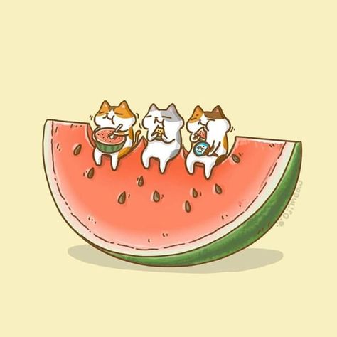 Cat Eating Illustration, Eating Illustration, Japanese Pics, Food Character, Ramadan Tips, Cute Small Drawings, Food Tattoos, Funky Glasses, Lion Star