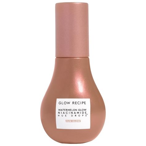 Watermelon Glow Niacinamide Hue Drops Sun Glow Serum - Glow Recipe | Sephora Glow Recipe Dew Drops, The Glow Recipe, Tinted Serum, Watermelon Glow, Sephora Skin Care, Glow Recipe, Glow Skin, Dew Drops, Makeup Primer