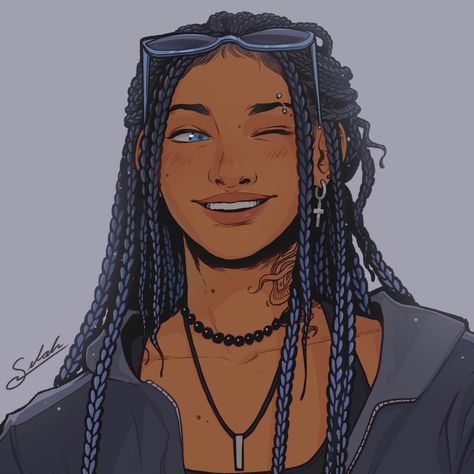 Lineart Portrait, Black Anime Characters, Black Cartoon, Arte Sketchbook, Black Love Art, Black Art Pictures, Cute Art Styles, Black Women Art, Character Portraits