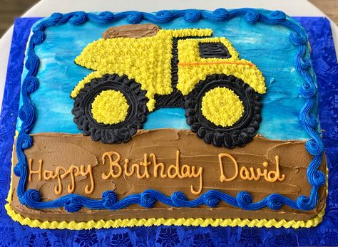 Dump Truck Cake Dump Truck Birthday Cake, Dump Truck Cake, Dump Truck Cakes, Construction Birthday Cake, Dump Truck Birthday Party, Truck Birthday Cakes, Dump Truck Birthday, Construction Cake, Truck Cake