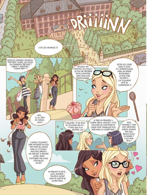 Les Sisters, Bd Design, Witty Comics, Ariana Grande Anime, Anastasia Movie, Teenage Books To Read, Name Card Design, Comic Book Pages, Cartoon Tv Shows