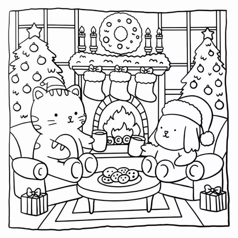 Kleurplaat Hygge Christmas Cosy Coloring Pages, Fuzzy Hygge Coloring Pages Printable, Hygge Coloring Pages, Coloring Practice Sheets, Cute Cozy Coloring Pages, Cute And Cozy Coloring Pages, Cozy Colouring Pages, Cute Winter Coloring Pages, Cosy Colouring Pages