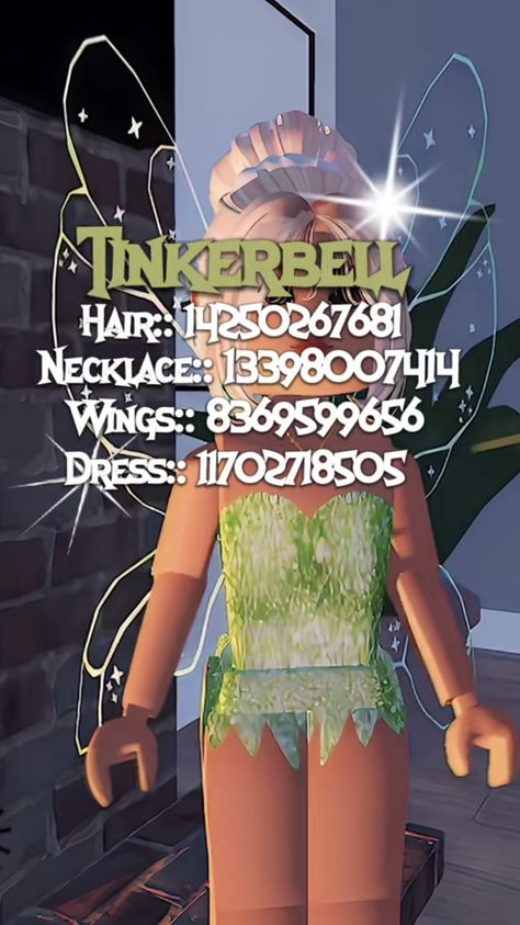 Disney Codes, Tinkerbell Outfit, Roblox Outfit Codes, She Was A Fairy, Vampire Tattoo, Dance Moms Costumes, Halloween Pjs, Preppy Decal, Code Clothes