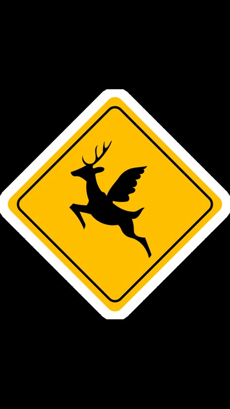 Regular deer is boring because you can see it everywhere where are mountains or forests. But what about flying deer? For, you haven't seen this animal on your roads before. Now you can see it in our... Deer Crossing Sign, Business Plan Design, Dinosaur Warning Signs, Deer Camp Signs, Unsettling Road Signs, Deer Vinyl Decal, Deer Crossing, Deer Signs, Sign Sticker