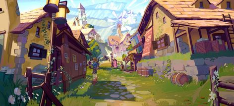 Hateno Village, Zelda Art, Reverse Image Search, Twilight Princess, Texture Packs, Breath Of The Wild, Backgrounds Desktop, Art Pages, Cute Ghost