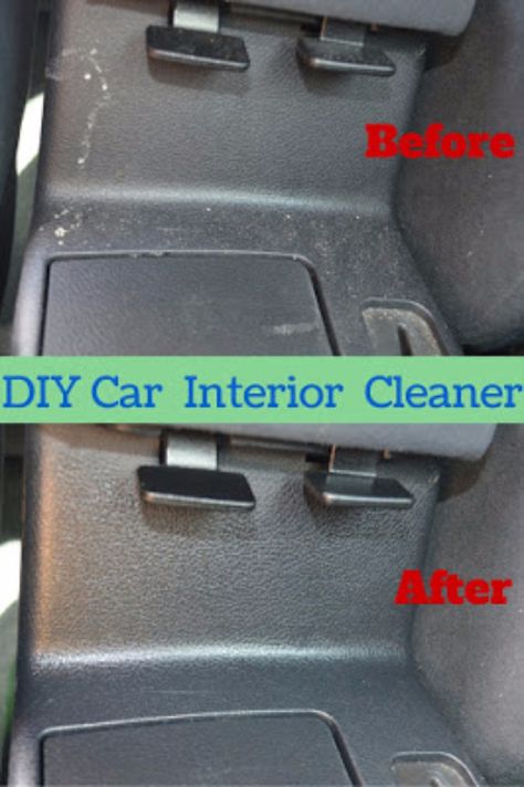 Diy Car Cleaning, Car Cleaner Interior, Car Interior Diy, Cleaning Car Interior, Interior Clean, Car Cleaning Hacks, Homemade Cleaning Products, Car Upholstery, Cleaning Spray