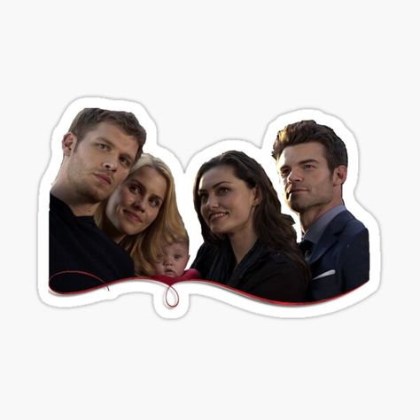 Klaus Mikaelson Stickers, The Originals Logo, The Mikaelson Family, Elijah Vampire Diaries, Mikaelson Family, Tvd Quotes, Klaus The Originals, Michael Malarkey, The Carrie Diaries